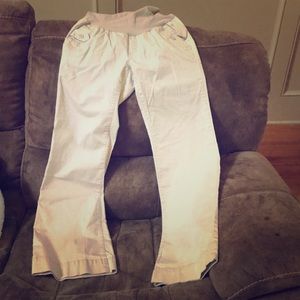 Women’s Oyster colored Maternity pants, size Small